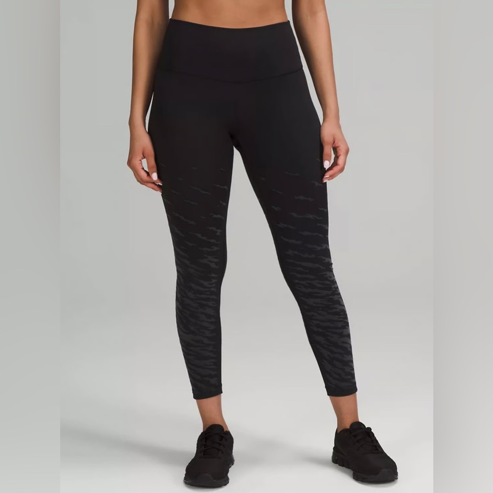 Lululemon Athletica Black‎ Textured Leggings Size 10